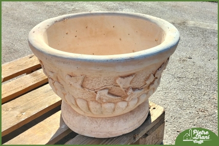 Vaso Tondo Edera h. 46